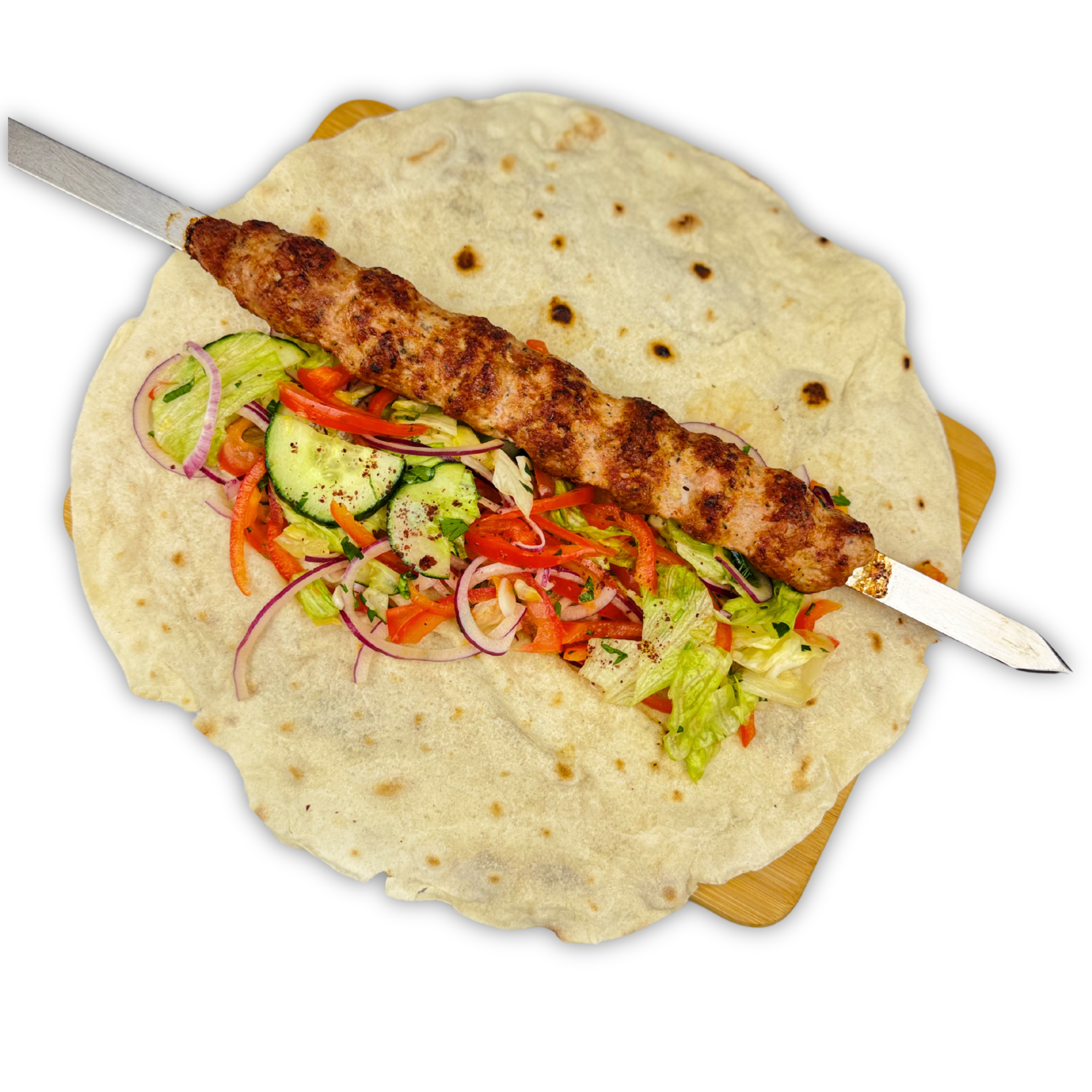 Rind-Kebab (im Lavash)