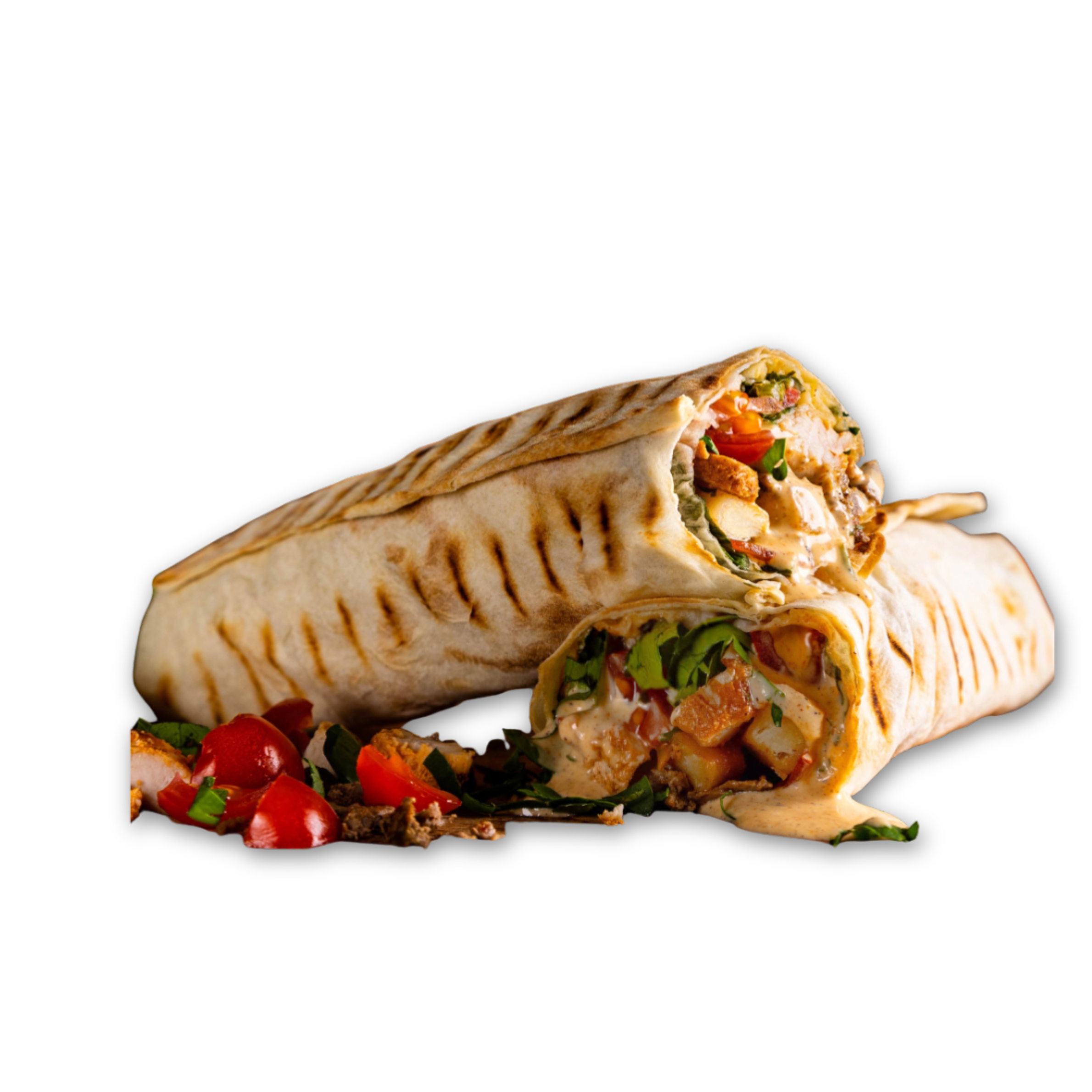 Shaurma mit Schwein (im Lavash)